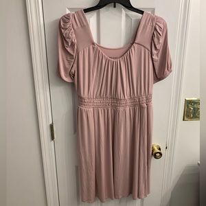 Plus size short sleeve dress